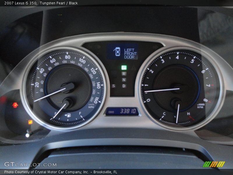 Tungsten Pearl / Black 2007 Lexus IS 350