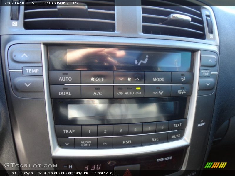 Tungsten Pearl / Black 2007 Lexus IS 350