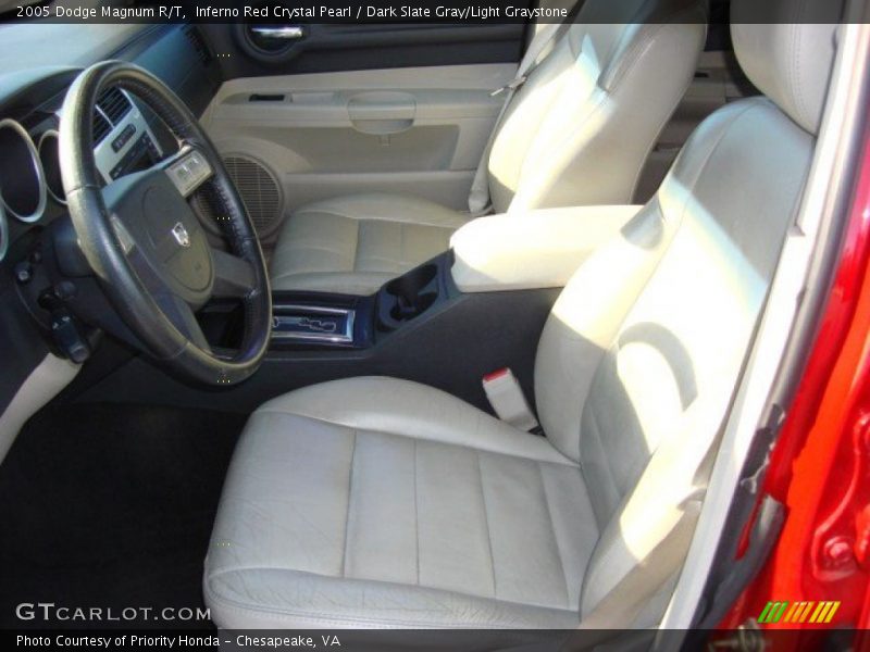 Inferno Red Crystal Pearl / Dark Slate Gray/Light Graystone 2005 Dodge Magnum R/T