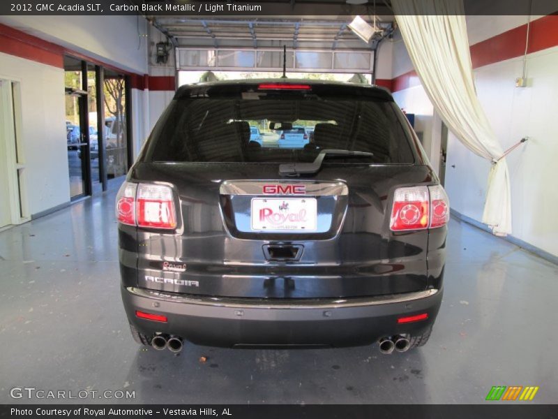 Carbon Black Metallic / Light Titanium 2012 GMC Acadia SLT
