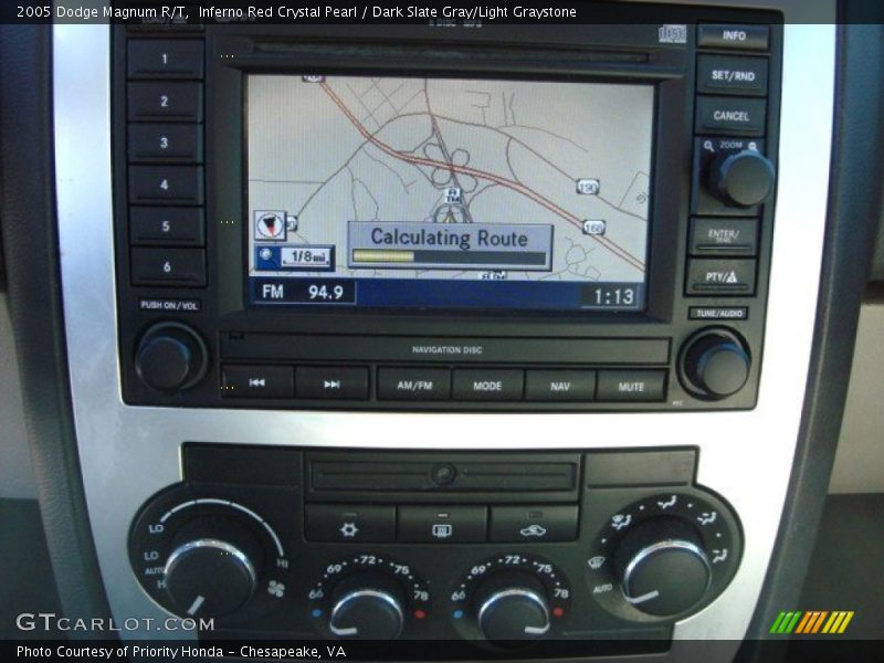 Inferno Red Crystal Pearl / Dark Slate Gray/Light Graystone 2005 Dodge Magnum R/T