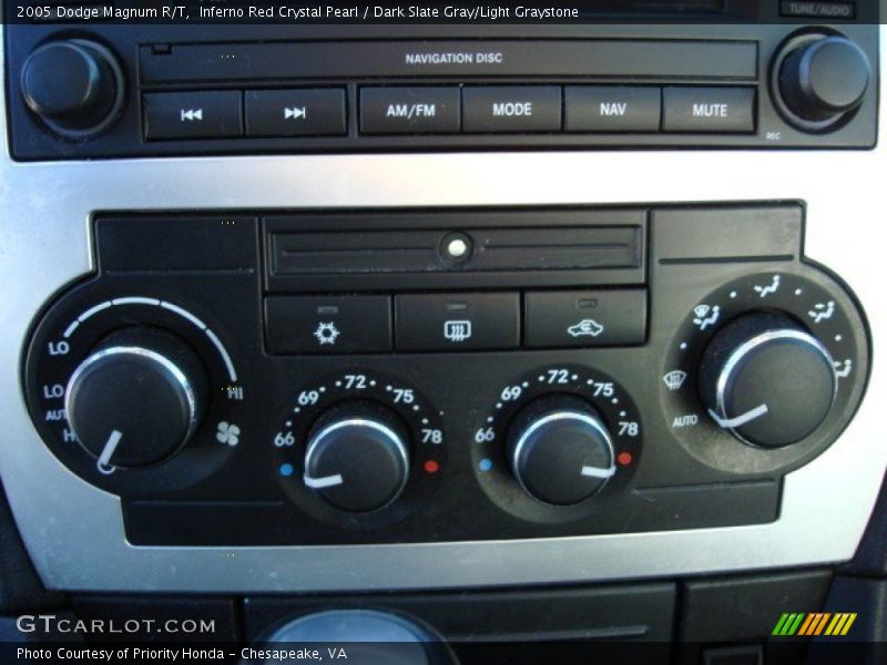 Inferno Red Crystal Pearl / Dark Slate Gray/Light Graystone 2005 Dodge Magnum R/T