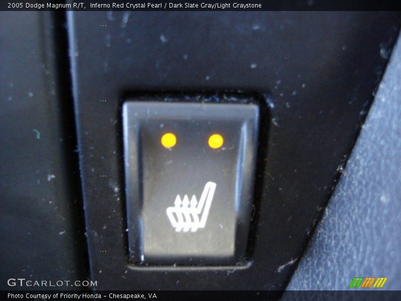 Inferno Red Crystal Pearl / Dark Slate Gray/Light Graystone 2005 Dodge Magnum R/T