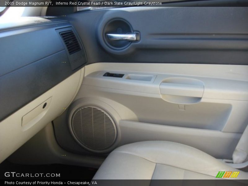 Inferno Red Crystal Pearl / Dark Slate Gray/Light Graystone 2005 Dodge Magnum R/T