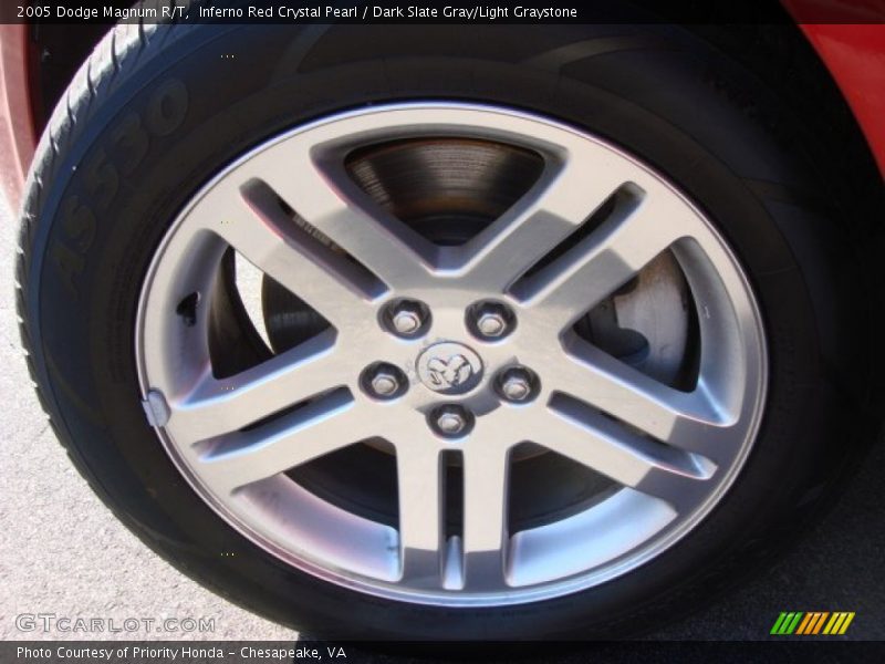 Inferno Red Crystal Pearl / Dark Slate Gray/Light Graystone 2005 Dodge Magnum R/T