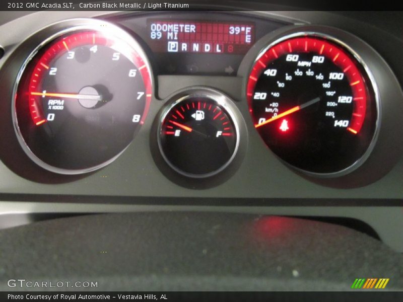  2012 Acadia SLT SLT Gauges