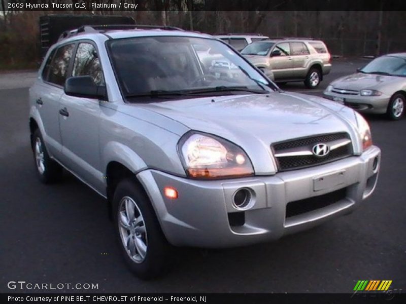 Platinum / Gray 2009 Hyundai Tucson GLS