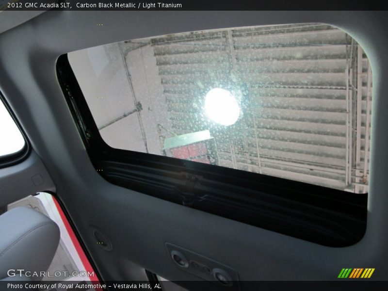 Carbon Black Metallic / Light Titanium 2012 GMC Acadia SLT