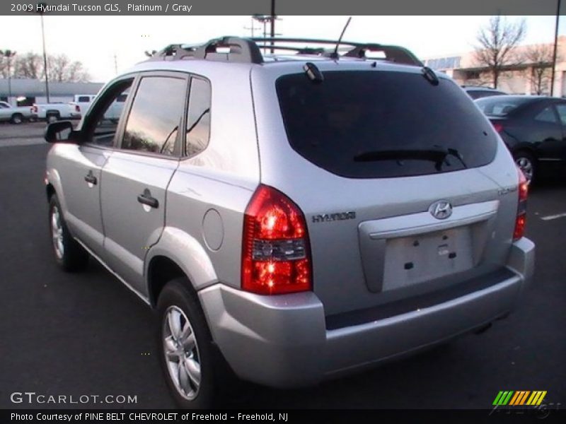 Platinum / Gray 2009 Hyundai Tucson GLS