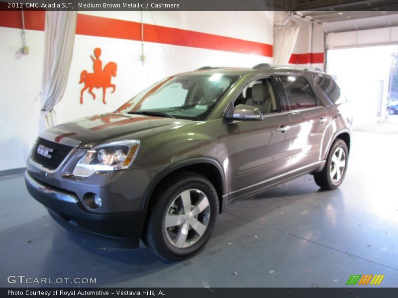 Medium Brown Metallic / Cashmere 2012 GMC Acadia SLT