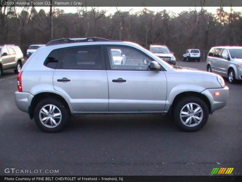 Platinum / Gray 2009 Hyundai Tucson GLS