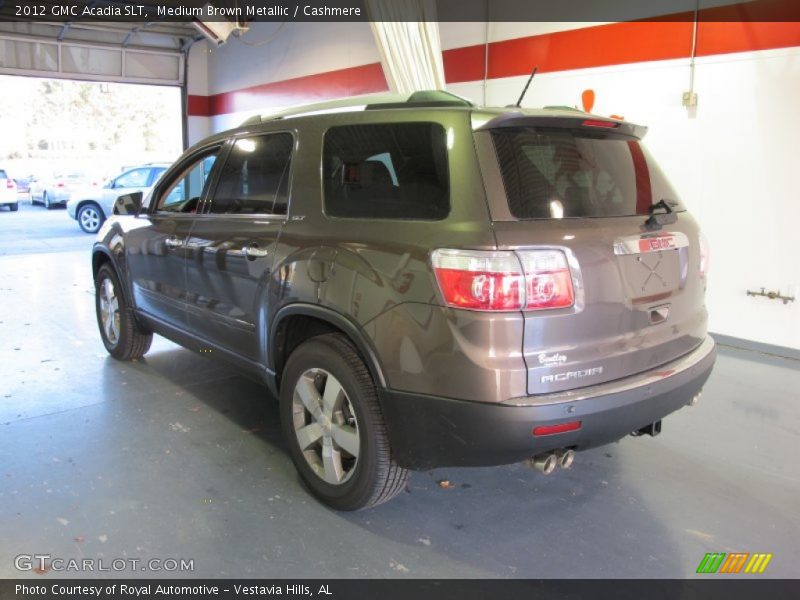 Medium Brown Metallic / Cashmere 2012 GMC Acadia SLT