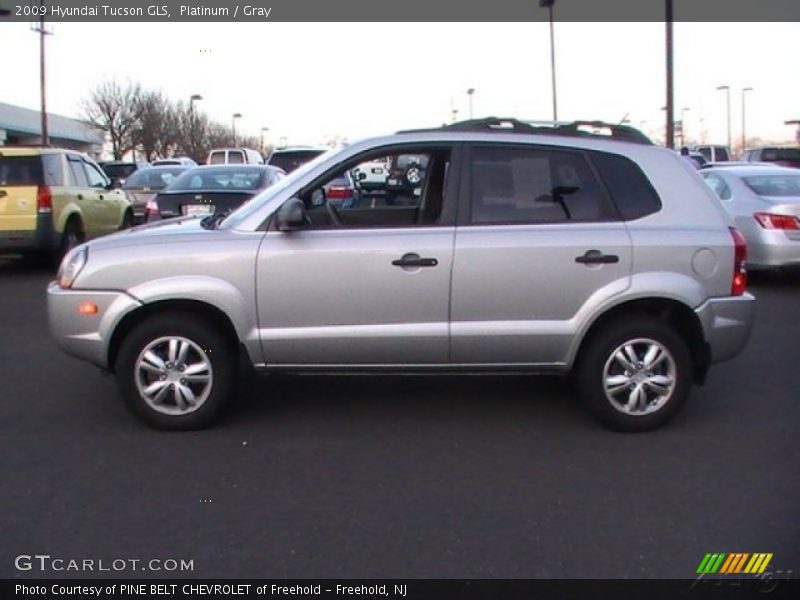 Platinum / Gray 2009 Hyundai Tucson GLS