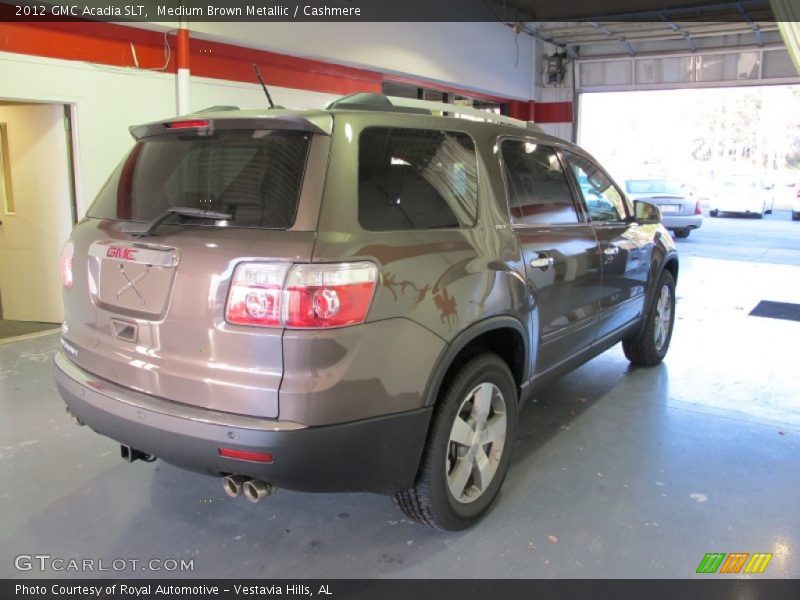 Medium Brown Metallic / Cashmere 2012 GMC Acadia SLT