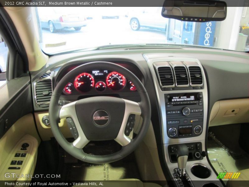 Medium Brown Metallic / Cashmere 2012 GMC Acadia SLT