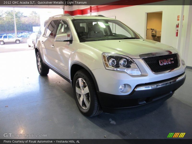 Quicksilver Metallic / Light Titanium 2012 GMC Acadia SLT