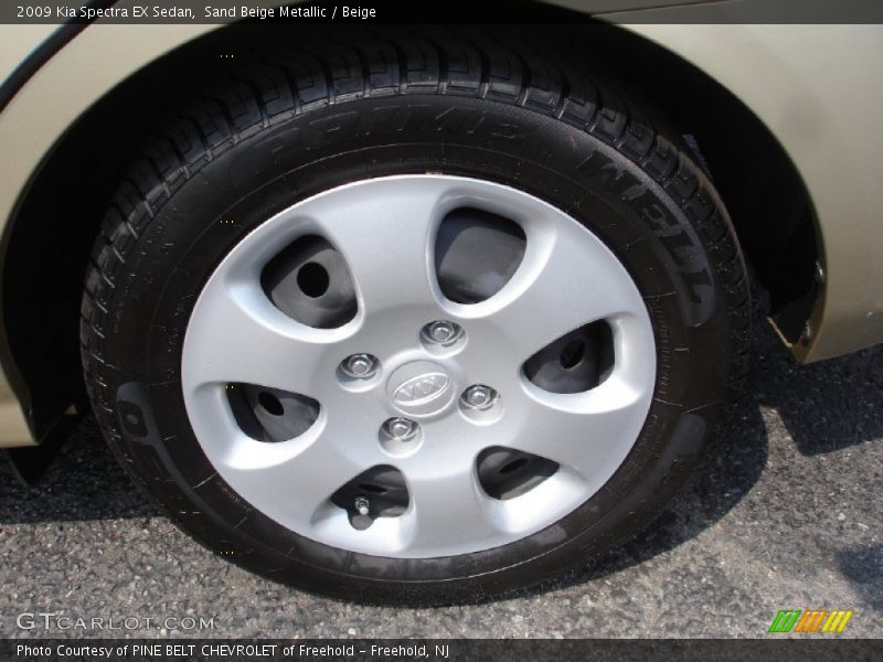 Sand Beige Metallic / Beige 2009 Kia Spectra EX Sedan