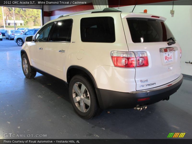 White Diamond Tricoat / Cashmere 2012 GMC Acadia SLT