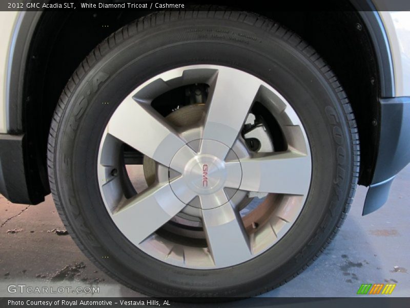 White Diamond Tricoat / Cashmere 2012 GMC Acadia SLT