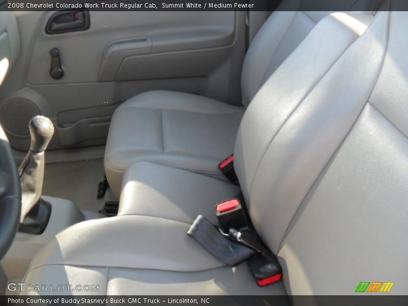 Summit White / Medium Pewter 2008 Chevrolet Colorado Work Truck Regular Cab