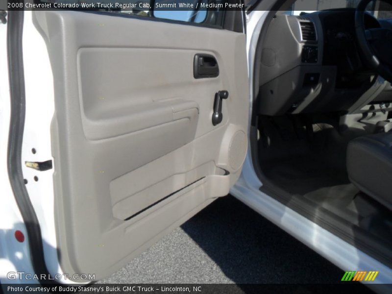 Summit White / Medium Pewter 2008 Chevrolet Colorado Work Truck Regular Cab