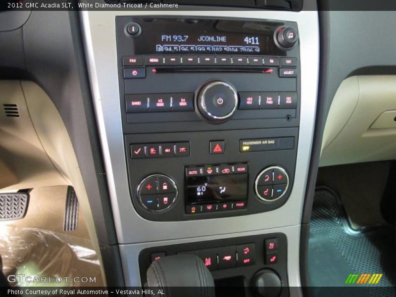 White Diamond Tricoat / Cashmere 2012 GMC Acadia SLT