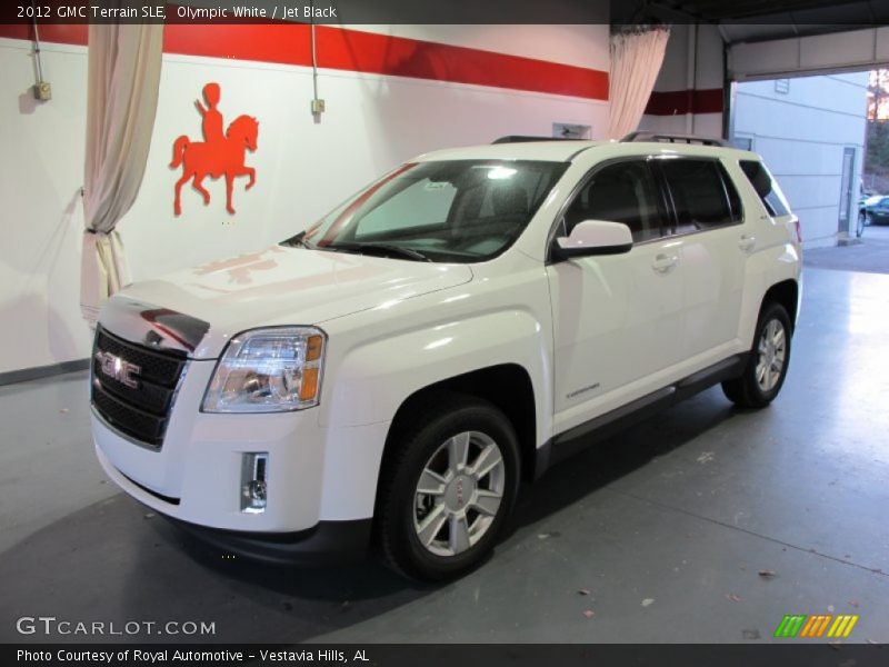 Olympic White / Jet Black 2012 GMC Terrain SLE