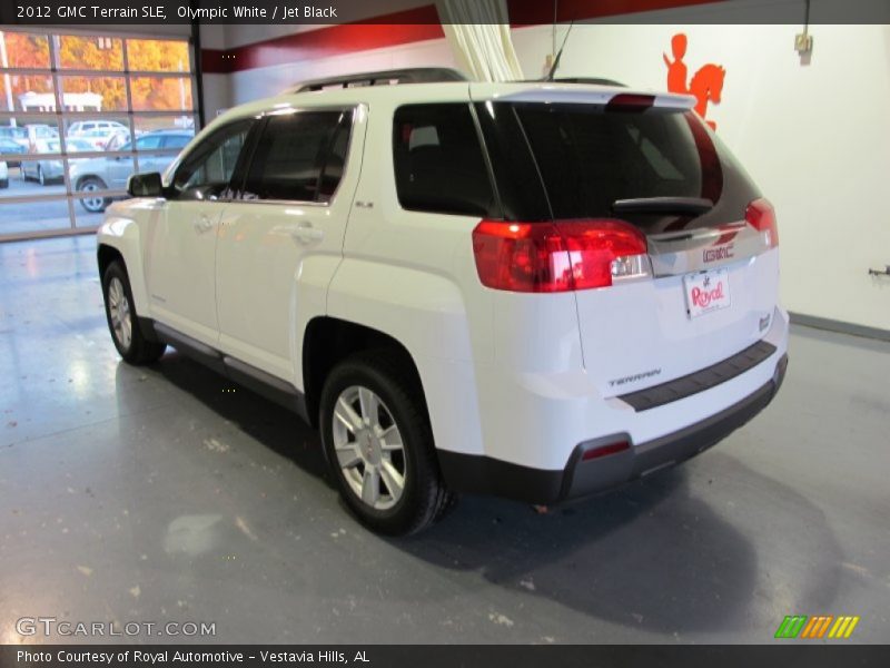 Olympic White / Jet Black 2012 GMC Terrain SLE