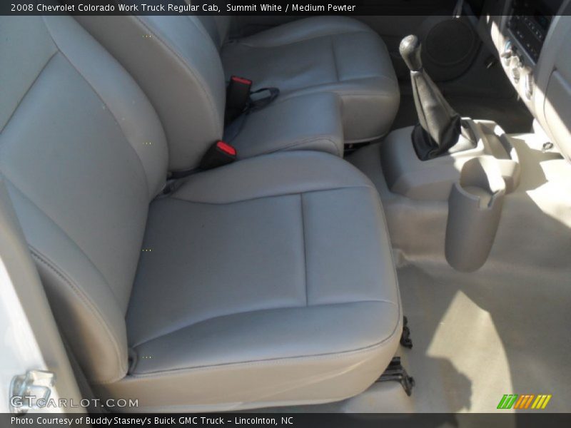 Summit White / Medium Pewter 2008 Chevrolet Colorado Work Truck Regular Cab