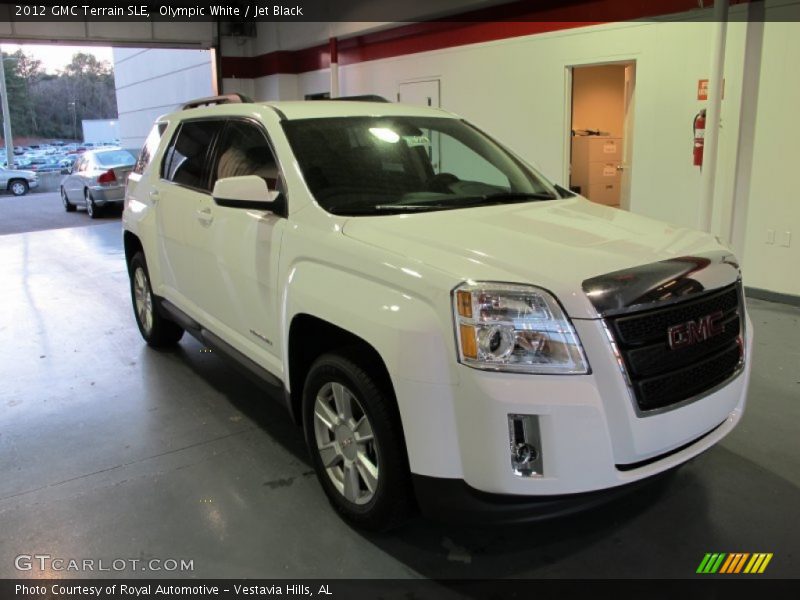 Olympic White / Jet Black 2012 GMC Terrain SLE