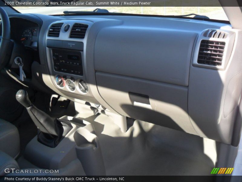 Summit White / Medium Pewter 2008 Chevrolet Colorado Work Truck Regular Cab