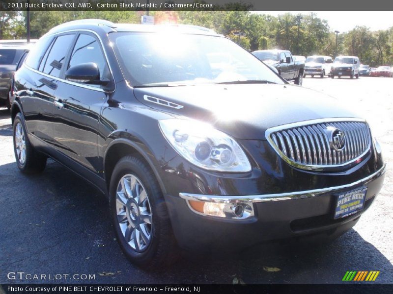 Carbon Black Metallic / Cashmere/Cocoa 2011 Buick Enclave CXL AWD