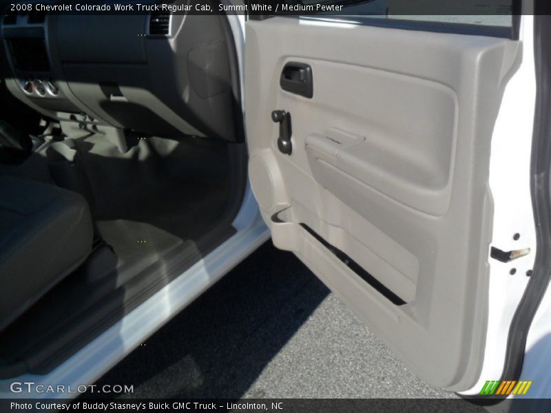 Summit White / Medium Pewter 2008 Chevrolet Colorado Work Truck Regular Cab