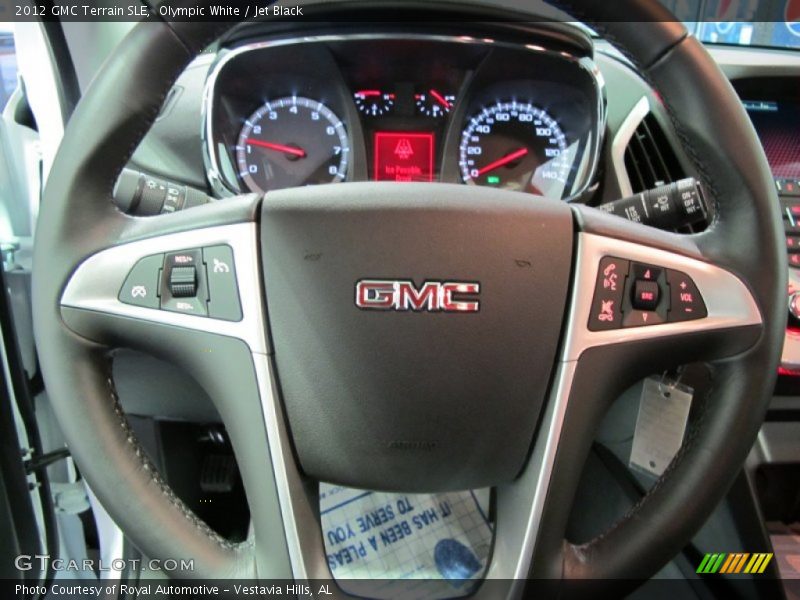 Olympic White / Jet Black 2012 GMC Terrain SLE