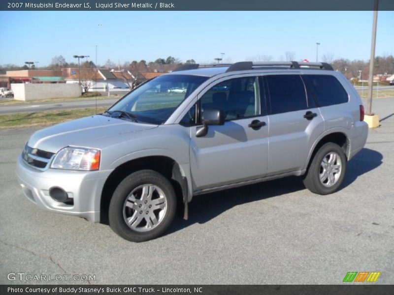 Liquid Silver Metallic / Black 2007 Mitsubishi Endeavor LS