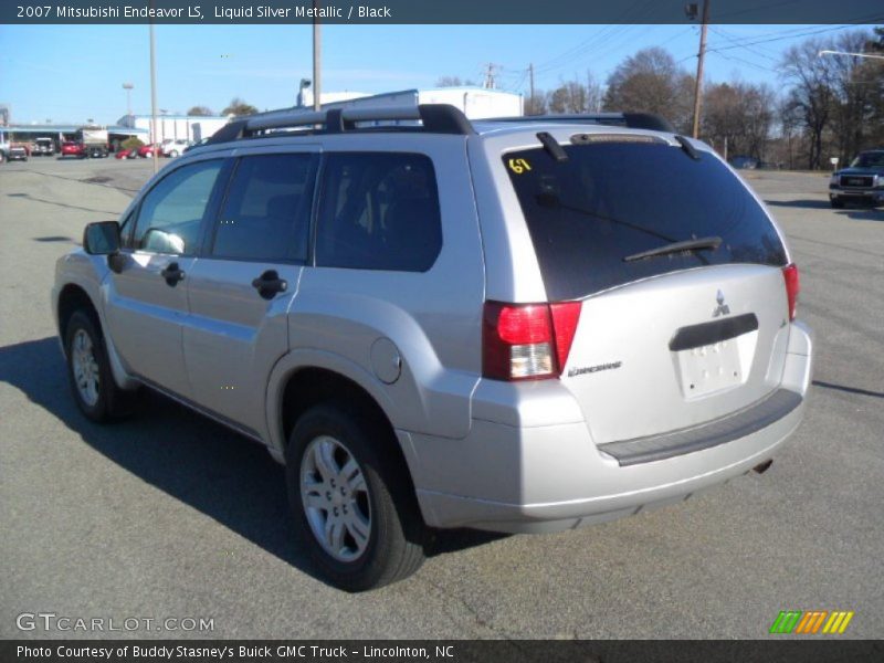 Liquid Silver Metallic / Black 2007 Mitsubishi Endeavor LS