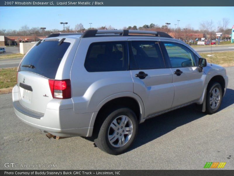 Liquid Silver Metallic / Black 2007 Mitsubishi Endeavor LS