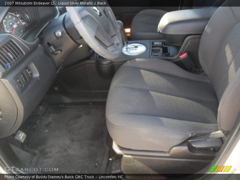 Liquid Silver Metallic / Black 2007 Mitsubishi Endeavor LS