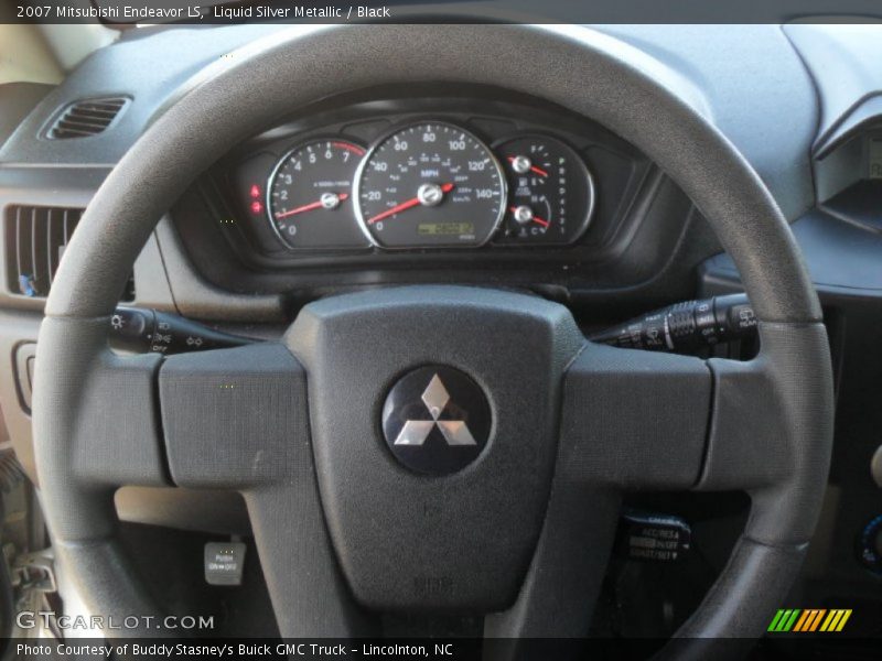 Liquid Silver Metallic / Black 2007 Mitsubishi Endeavor LS
