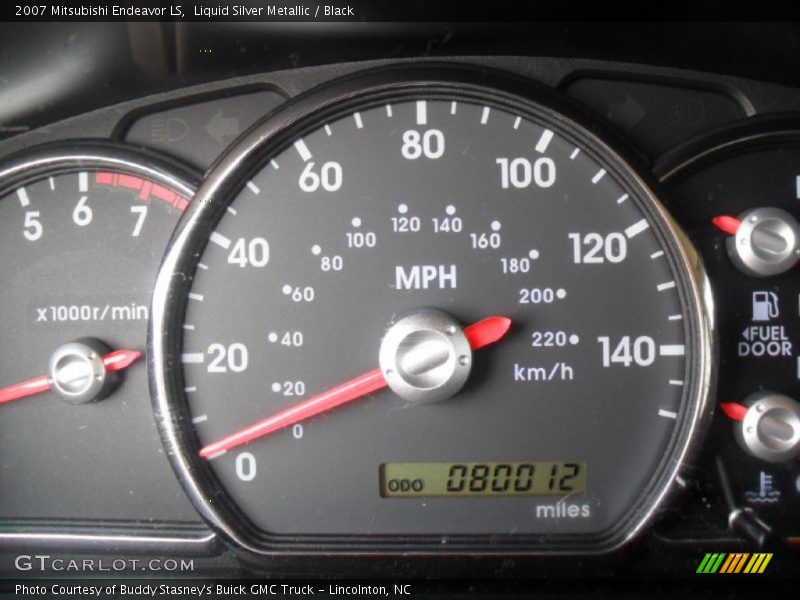 Liquid Silver Metallic / Black 2007 Mitsubishi Endeavor LS