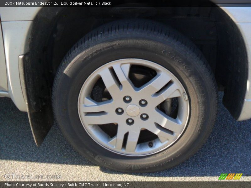 Liquid Silver Metallic / Black 2007 Mitsubishi Endeavor LS