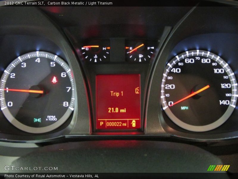 Carbon Black Metallic / Light Titanium 2012 GMC Terrain SLT