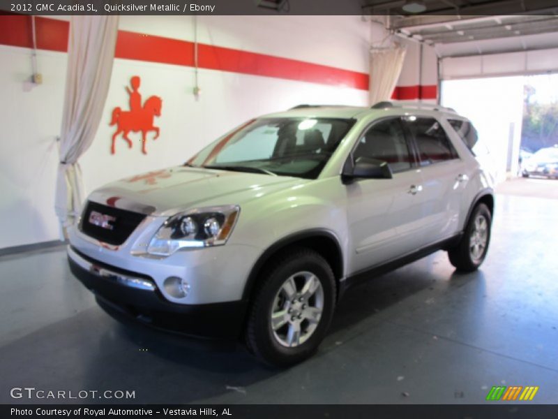 Quicksilver Metallic / Ebony 2012 GMC Acadia SL