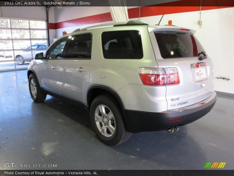 Quicksilver Metallic / Ebony 2012 GMC Acadia SL