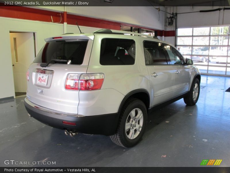 Quicksilver Metallic / Ebony 2012 GMC Acadia SL