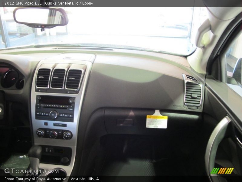 Quicksilver Metallic / Ebony 2012 GMC Acadia SL