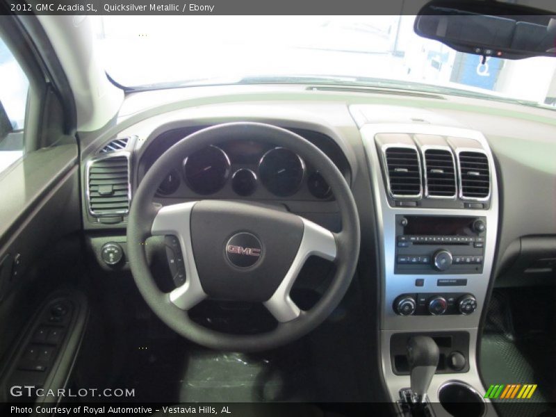 Quicksilver Metallic / Ebony 2012 GMC Acadia SL