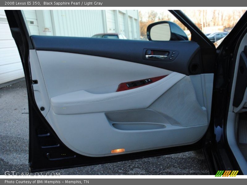 Black Sapphire Pearl / Light Gray 2008 Lexus ES 350