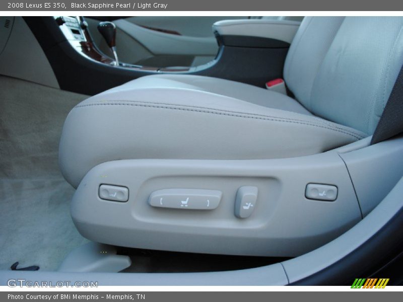 Black Sapphire Pearl / Light Gray 2008 Lexus ES 350