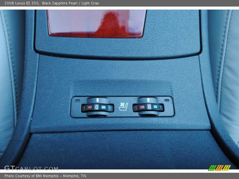 Black Sapphire Pearl / Light Gray 2008 Lexus ES 350